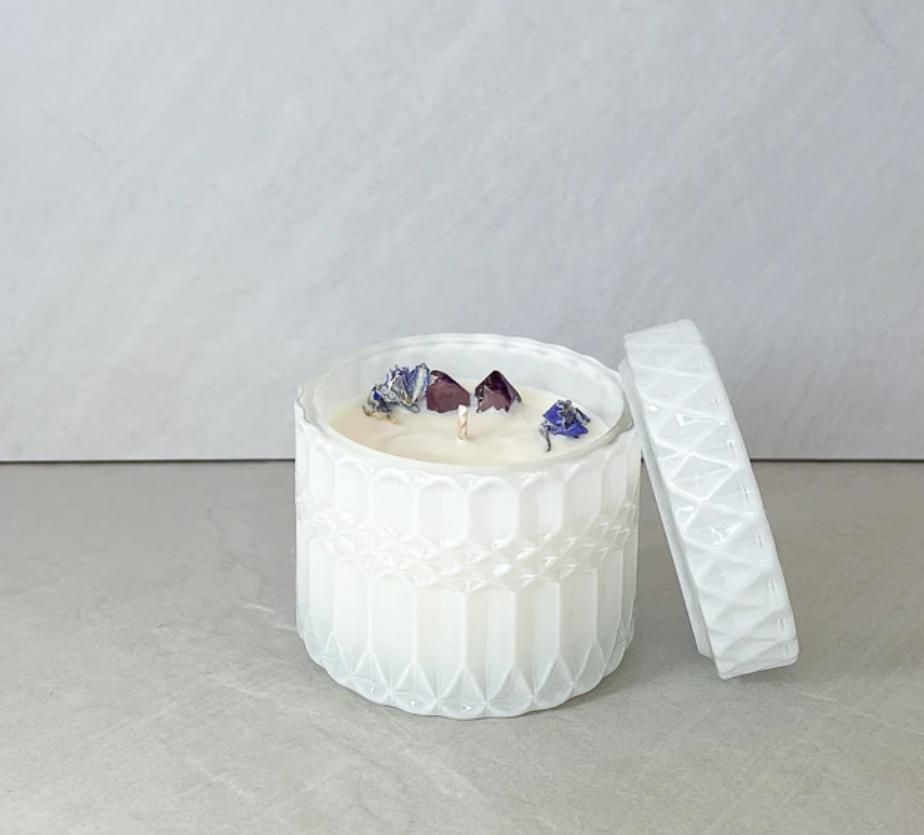 Opal + Sage - Amethyst Candle - Boudoir Collection