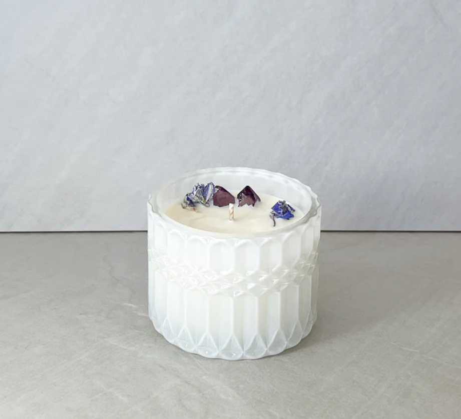 Opal + Sage - Amethyst Candle - Boudoir Collection