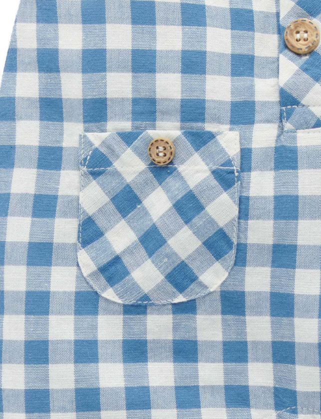 Purebaby - Atlantic Gingham All in One