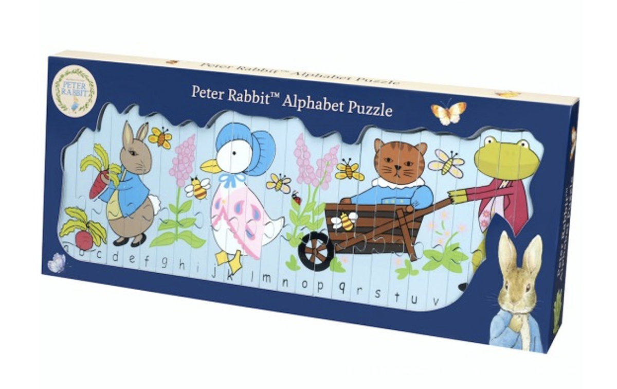 Peter rabbit top alphabet puzzle