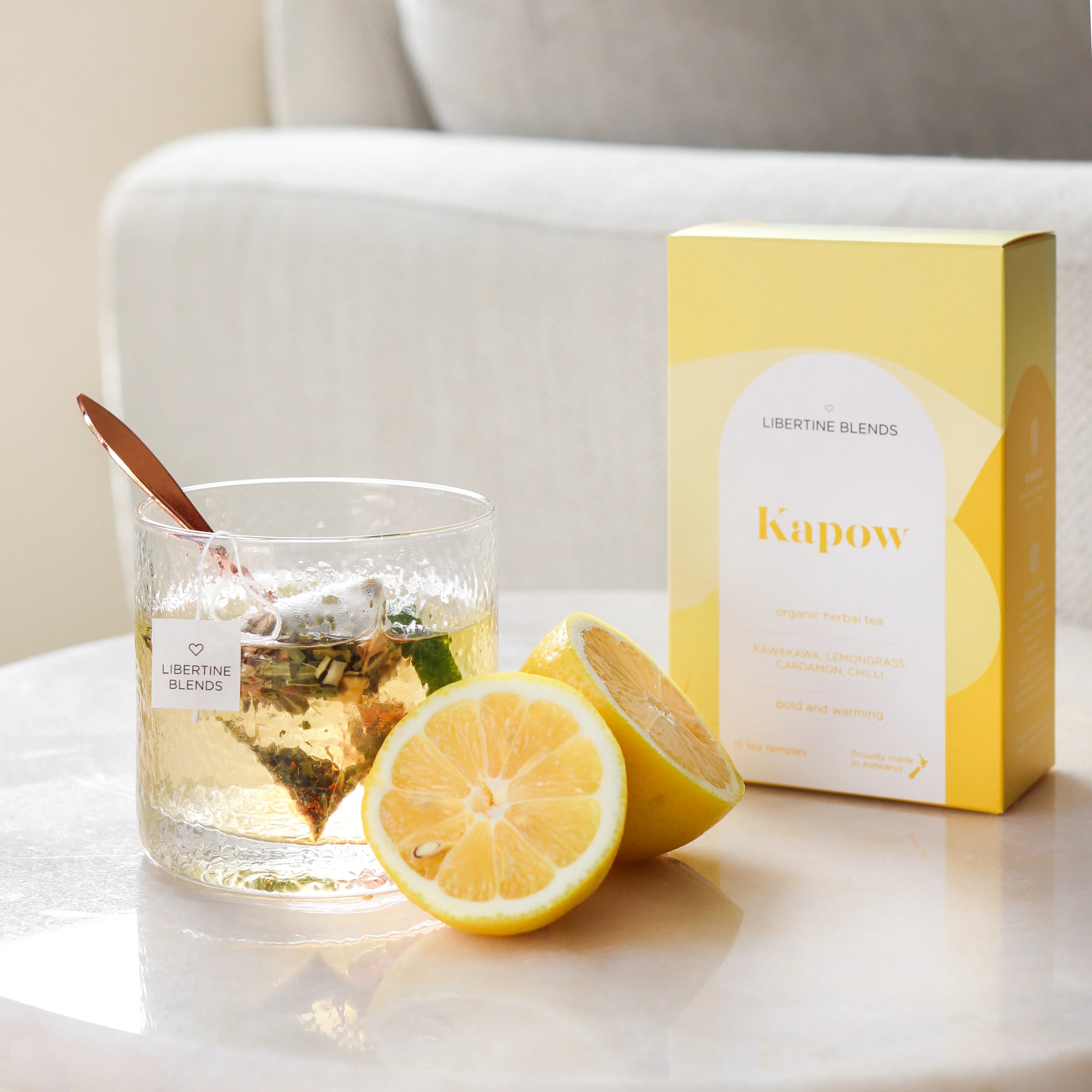 Libertine Blend Kapow Herbal Tea - Tea Temples