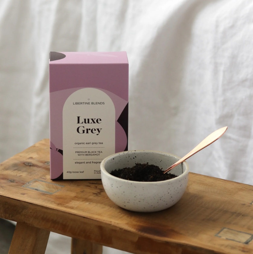 Libertine Blend Luxe Grey Herbal Tea - Tea Temples