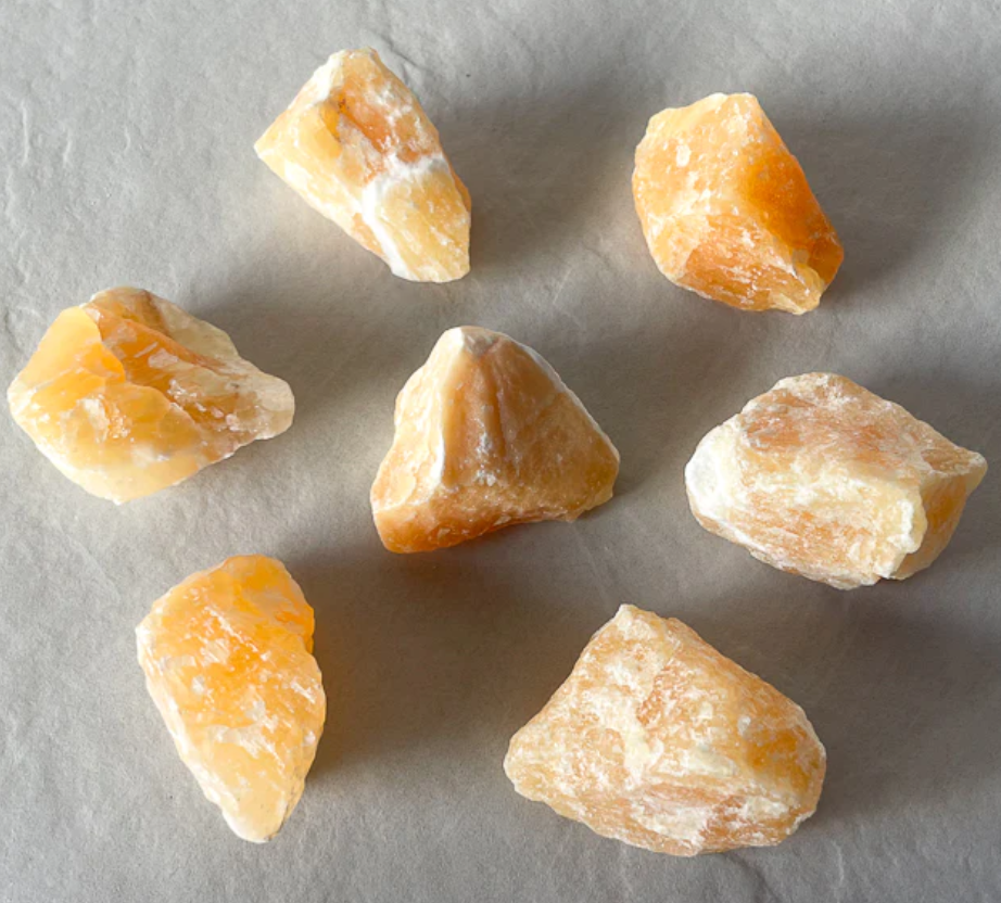 Orange Calcite - Raw Boxed Crystal