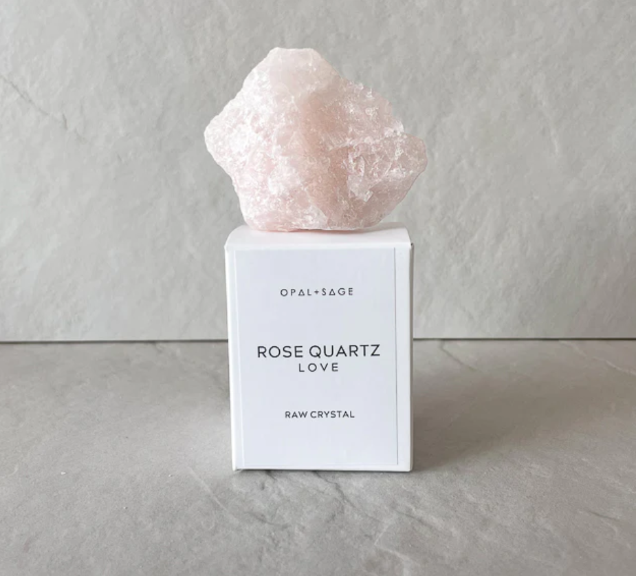 Rose Quartz - Raw Boxed Crystal