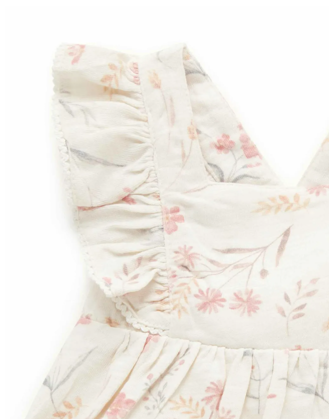 Willow Floral - Ruffle Bodysuit Dress