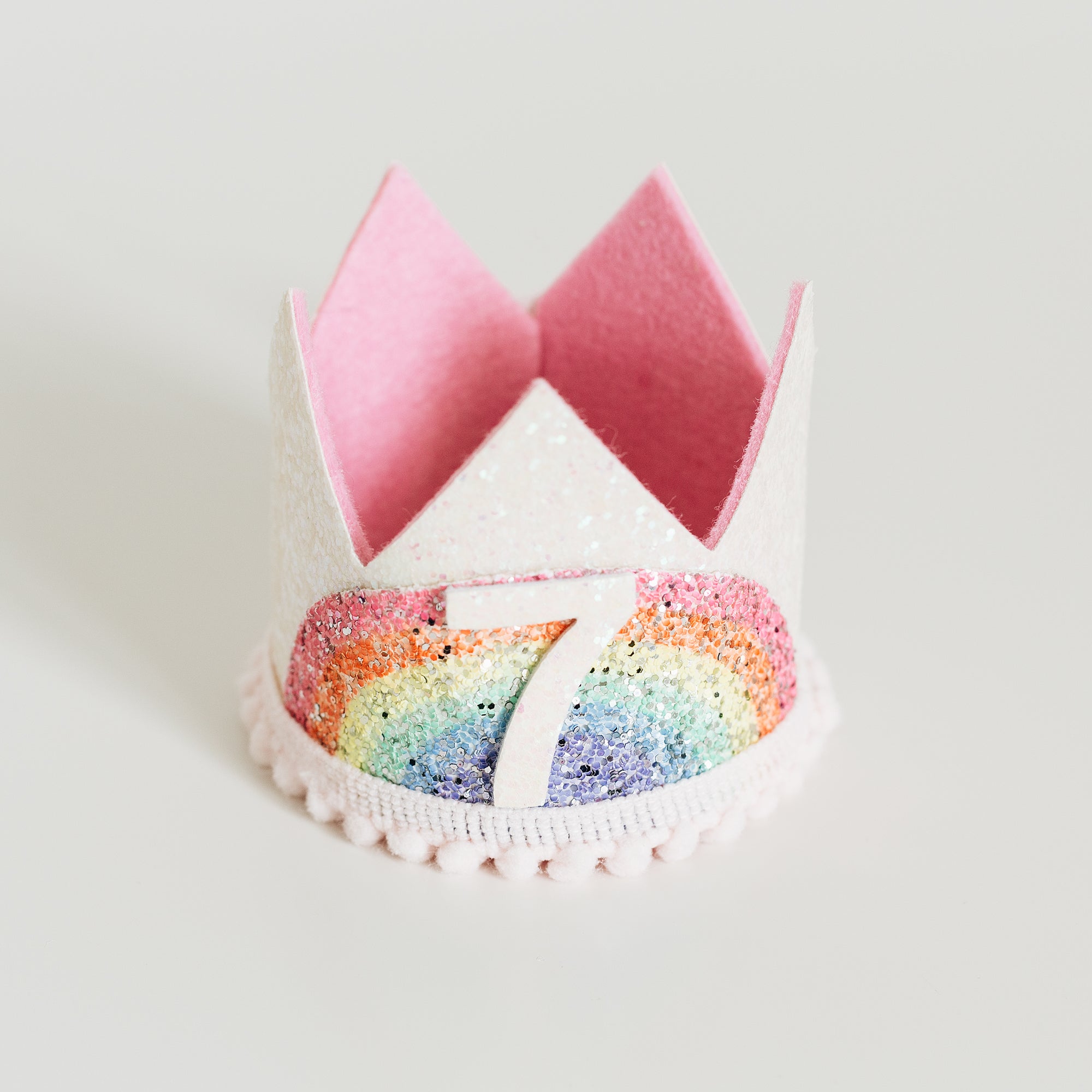 L & S Pink Rainbow Crown