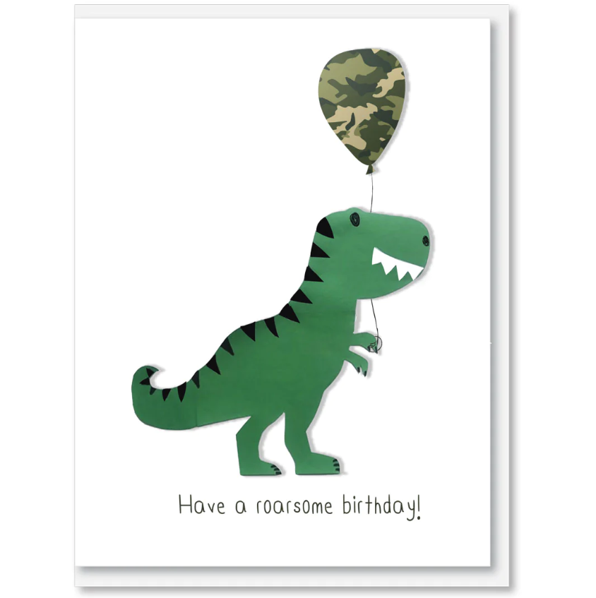 have a roarsome birthday card