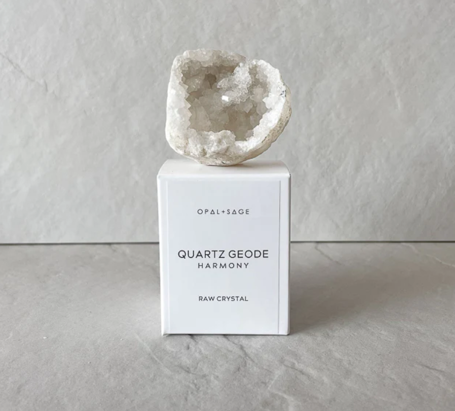 Quartz Geode - Raw Boxed Crystal