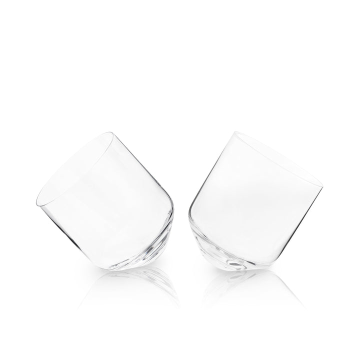 Crystal Rolling Whiskey Tumblers