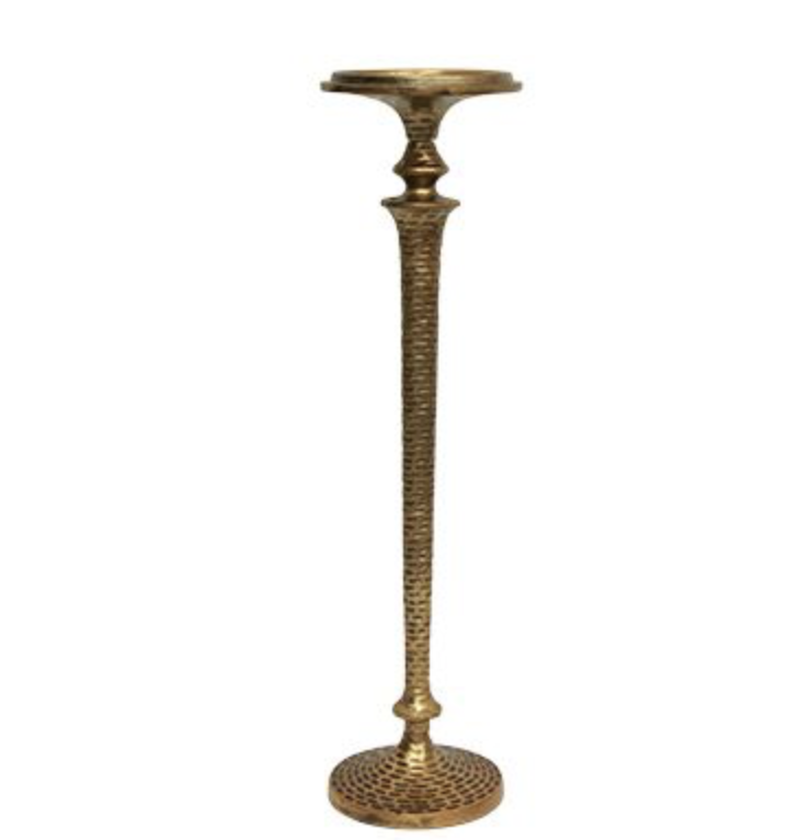 Hammered Pillar Candlestick