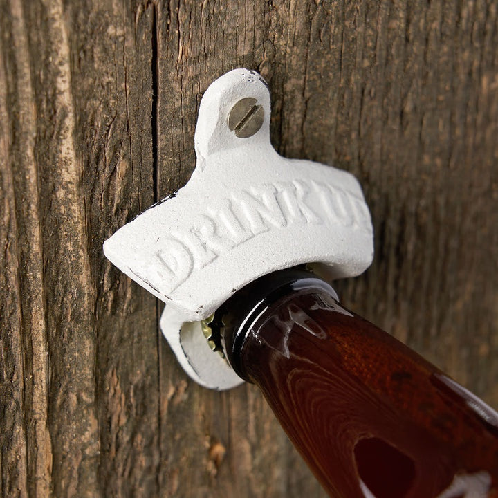 Drink Up Wall Mounted Bottle Opener